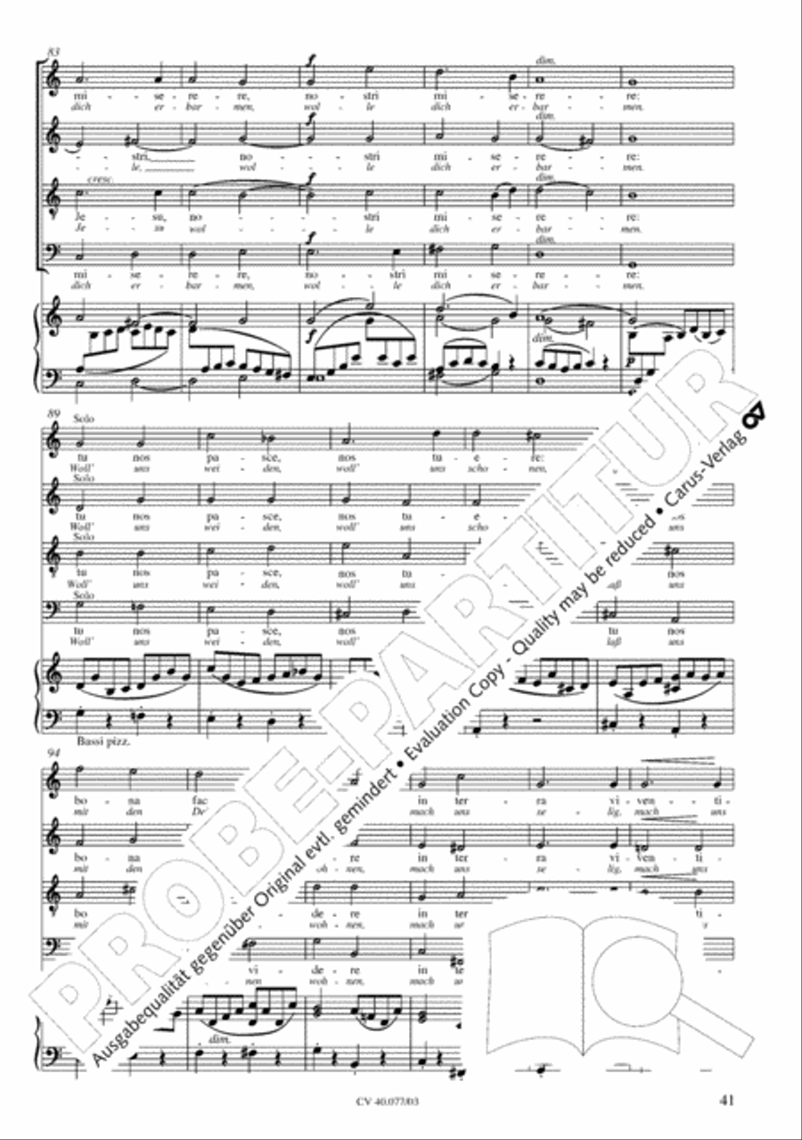 Lauda Sion Lauda Sion 4-Part scores gallery preview page 46