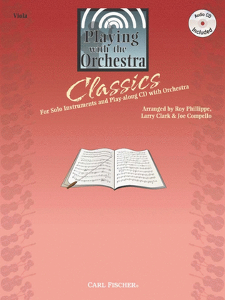 Playing With The Orchestra Classics Vla Book/CD