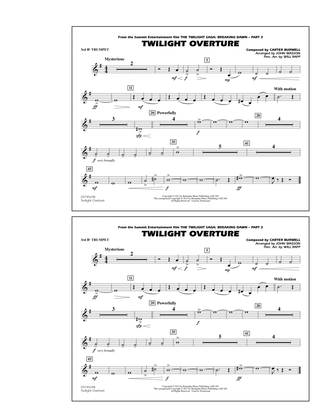 Twilight Overture - 3rd Bb Trumpet