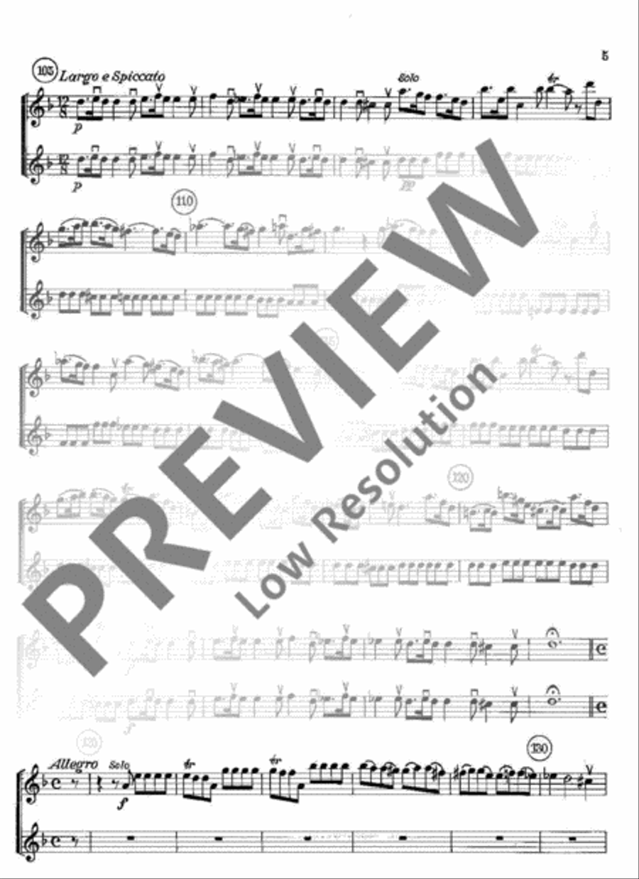 L'Estro Armonico L'Estro Armonico Violin Solo scores gallery preview page 6