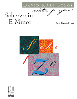 Book cover for Scherzo in E Minor