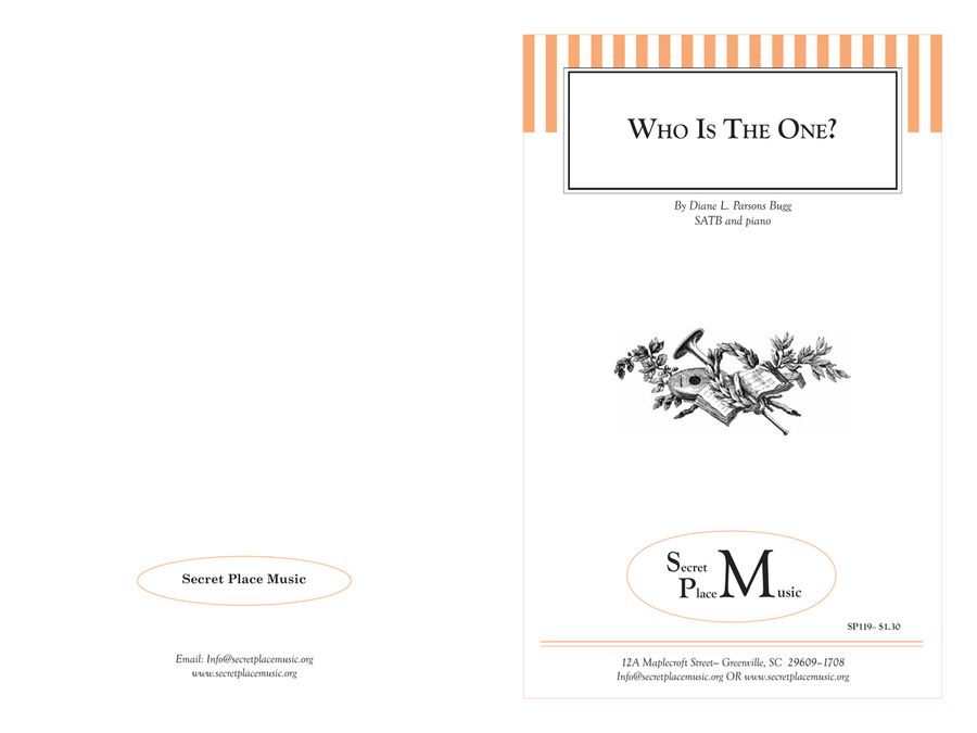 Who Is The One? Who Is The One? 4-Part scores gallery preview page 1