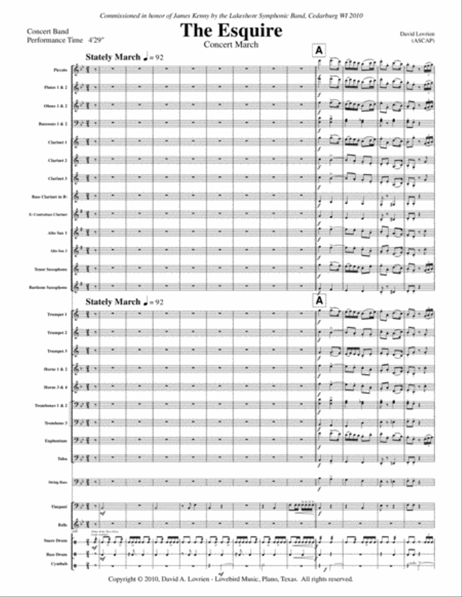 The Esquire The Esquire Concert Band scores gallery preview page 2