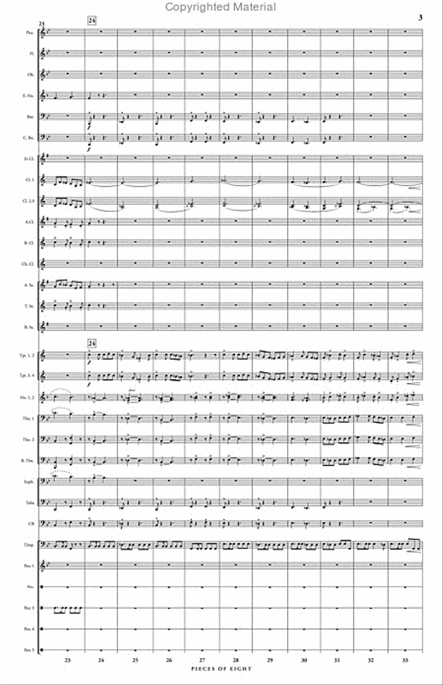 Pieces of Eight Pieces of Eight Concert Band scores gallery preview page 4