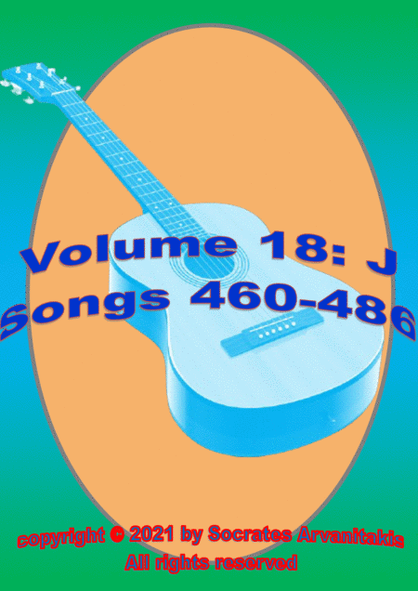 Folk Songs For Classical Guitar - Volume 18 (Songs 460-486) image number null