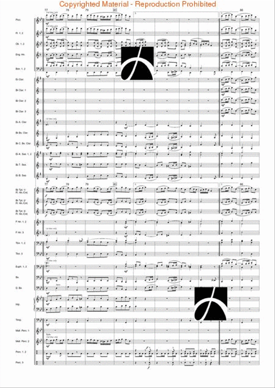 Tanczi Concert Band scores gallery preview page 10