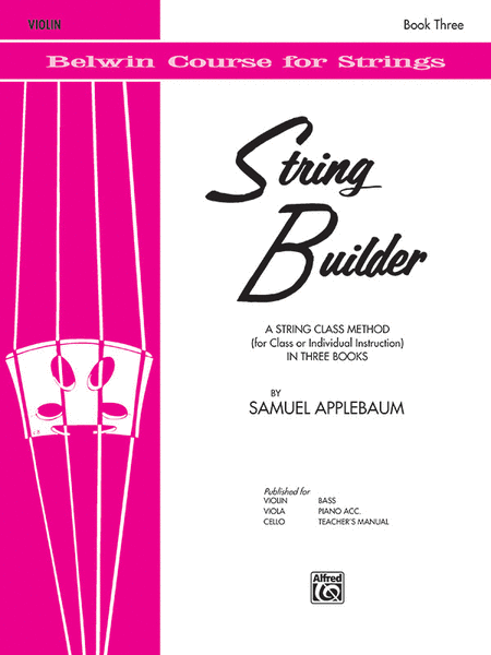 Belwin String Builder, Book Iii Violin