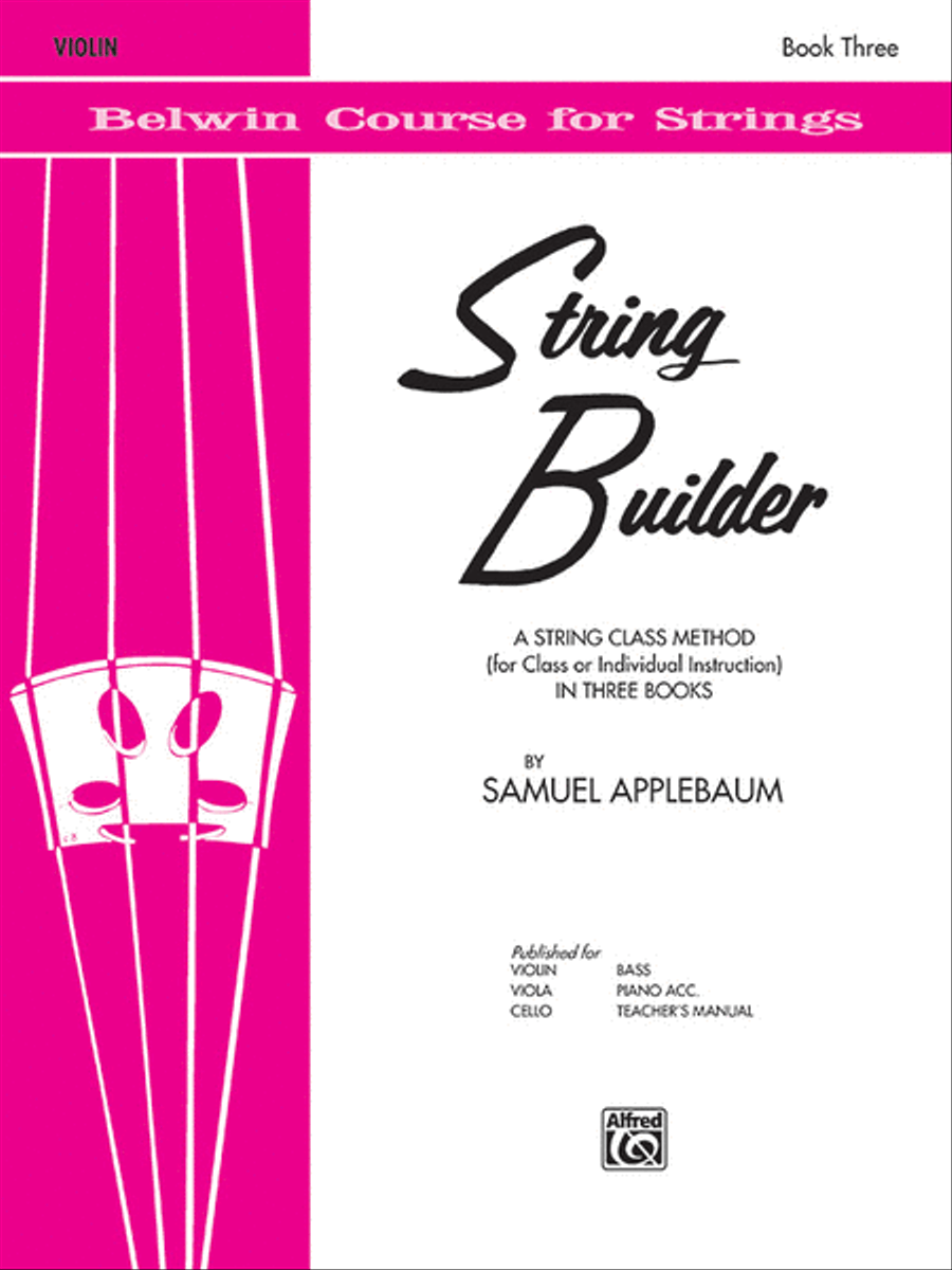 String Builder, Book 3 Chamber Orchestra scores gallery preview page 1