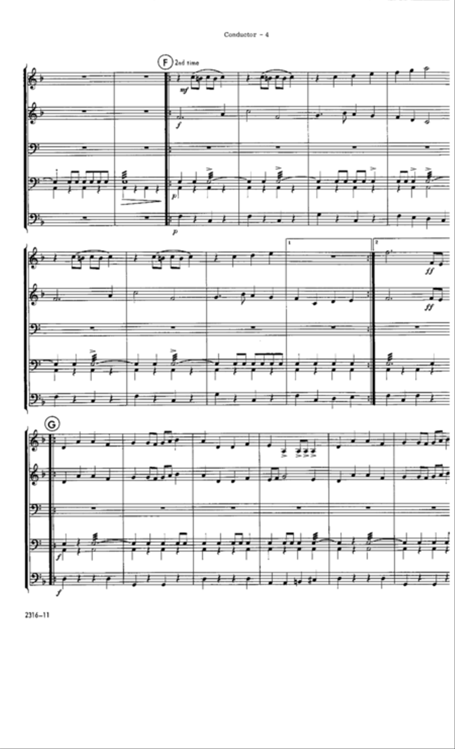 Marcha-Cumbia Percussion Ensemble scores gallery preview page 5