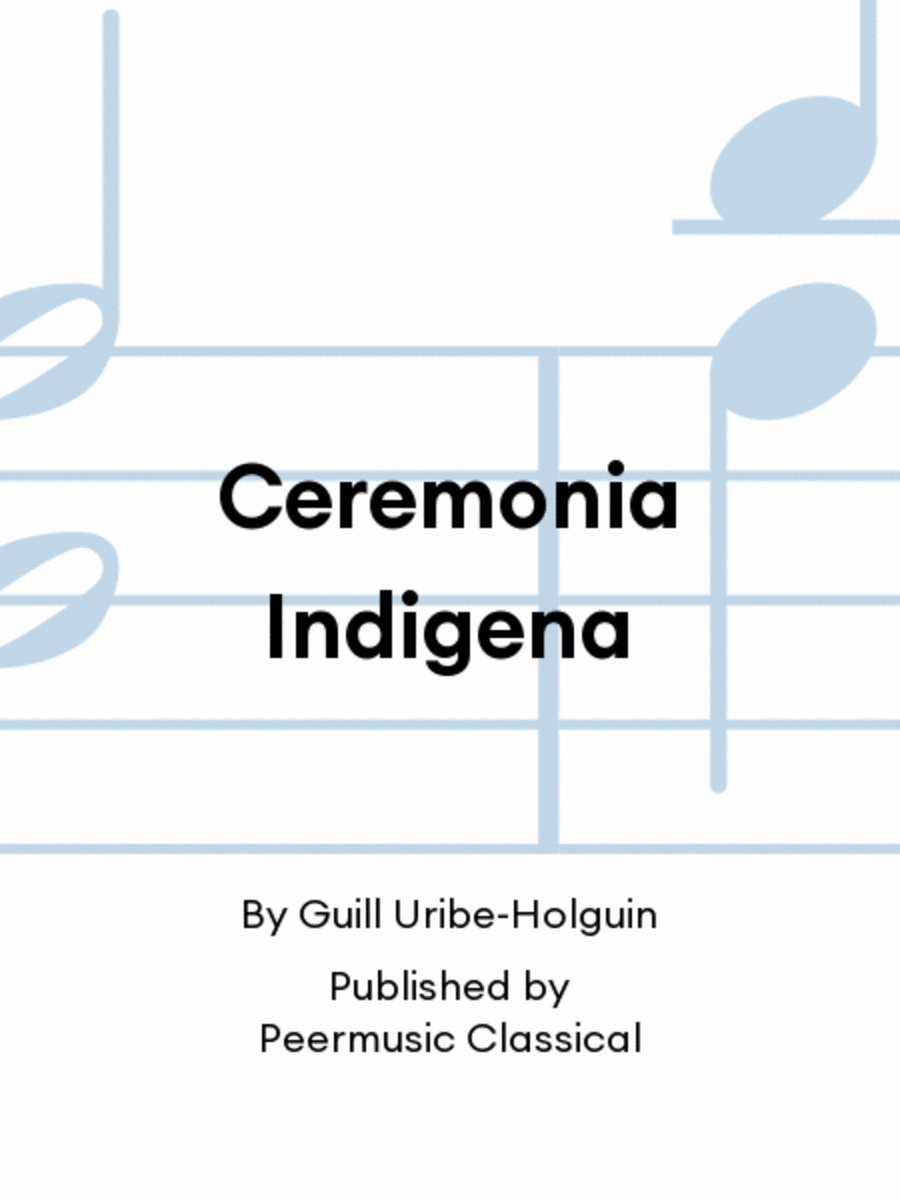 Ceremonia Indigena Orchestra scores gallery preview page 1