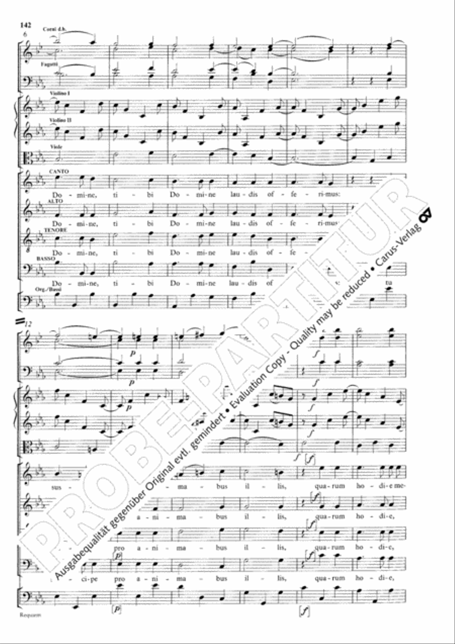 Requiem Requiem 4-Part scores gallery preview page 149