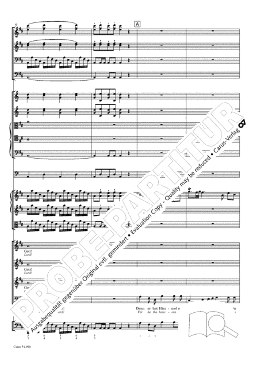 The Creation (Die Schopfung) 4-Part scores gallery preview page 97