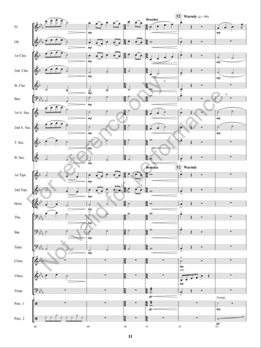 A Spirit Eternal Concert Band scores gallery preview page 10