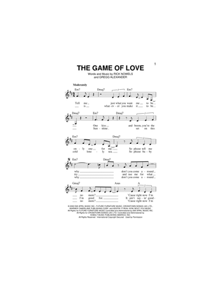Book cover for The Game Of Love