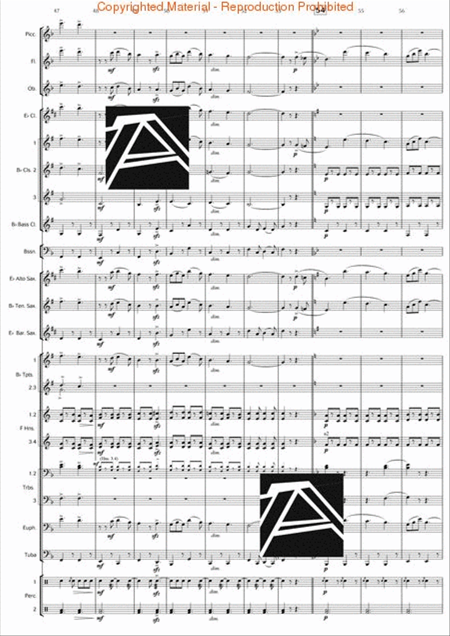 The Wind in the Willows Concert Band scores gallery preview page 7
