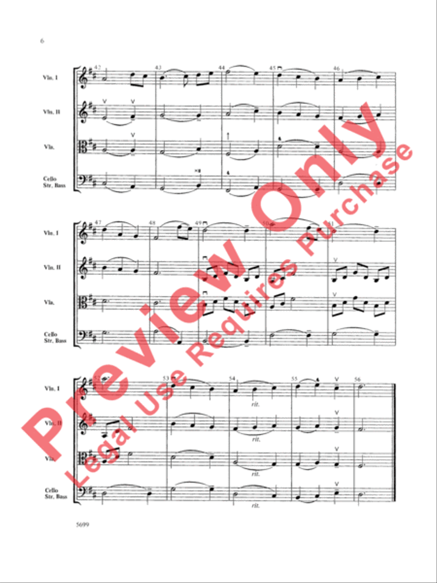 A Christmas Canon A Christmas Canon String Orchestra scores gallery preview page 7