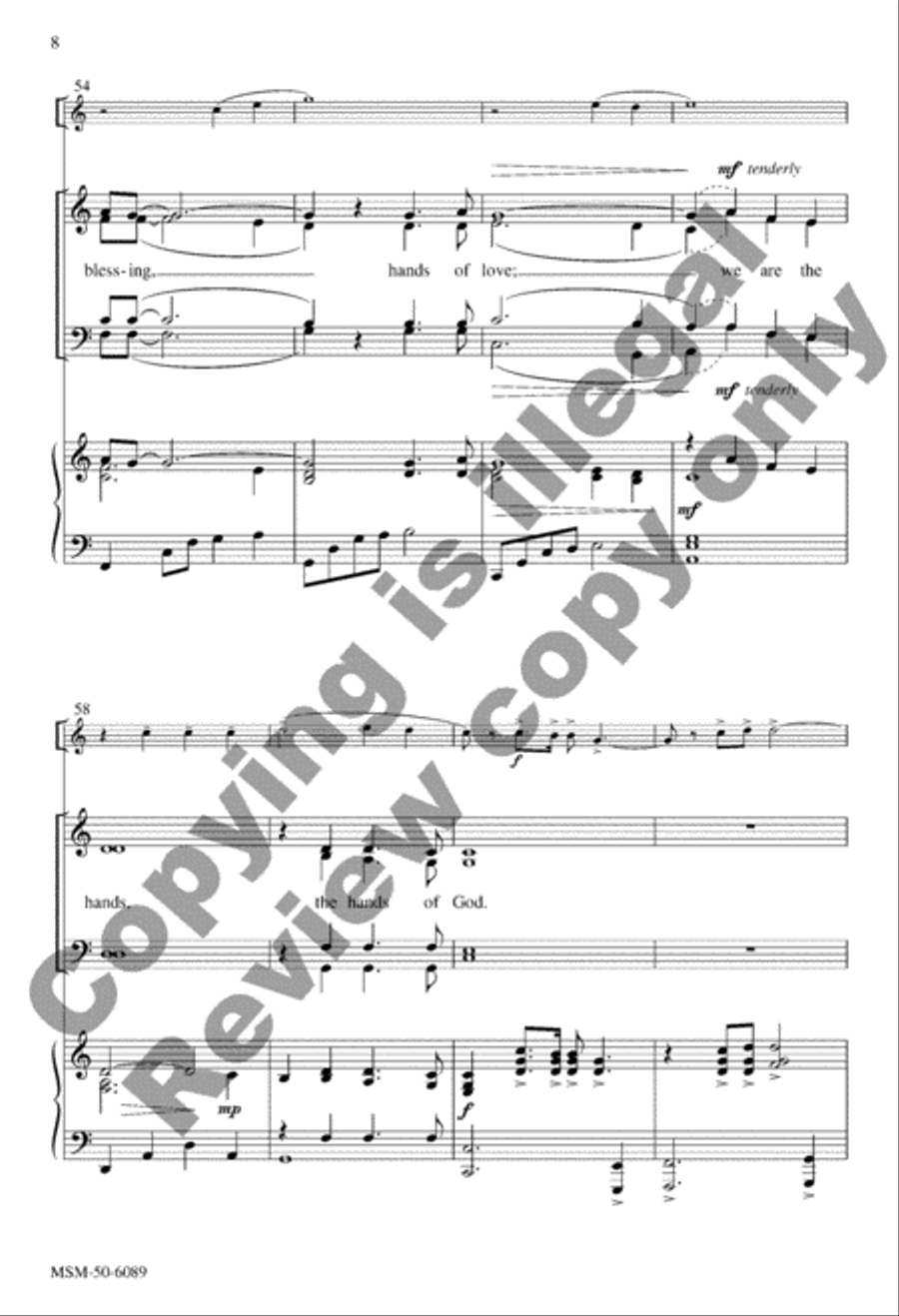 Hands of God 4-Part scores gallery preview page 8