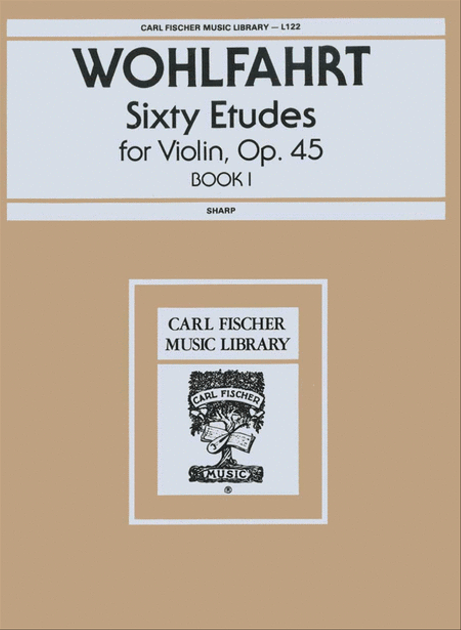 Sixty Etudes Violin scores gallery preview page 1