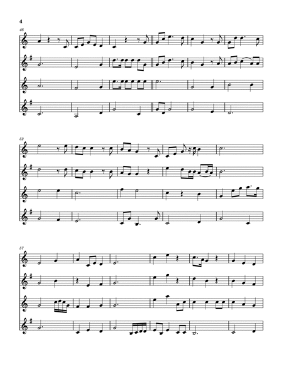 I Set My Hope On Jesus (Hymn For A Deconstructing Friend) Saxophone Quartet scores gallery preview page 5