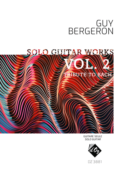 Solo Guitar Works, vol. 2, tribute to Bach image number null