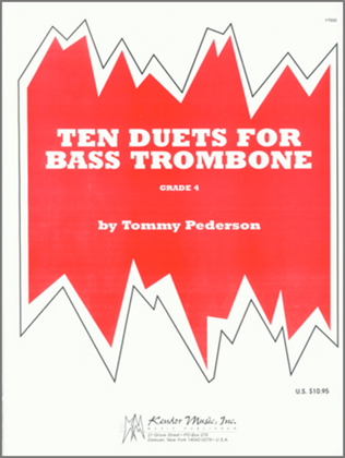 Book cover for Ten Duets For Bass Trombone