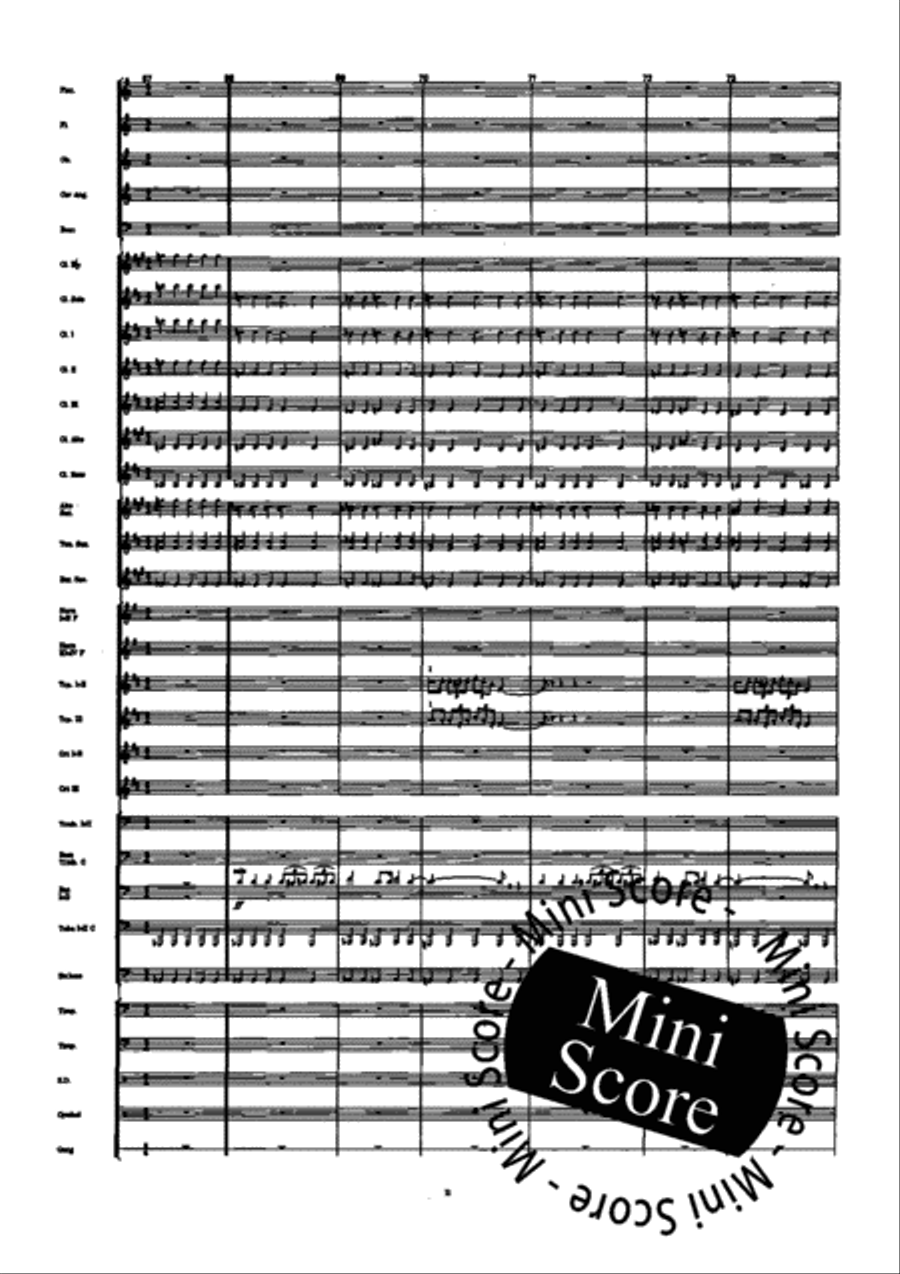 Mars, The Bringer Of War Concert Band scores gallery preview page 15