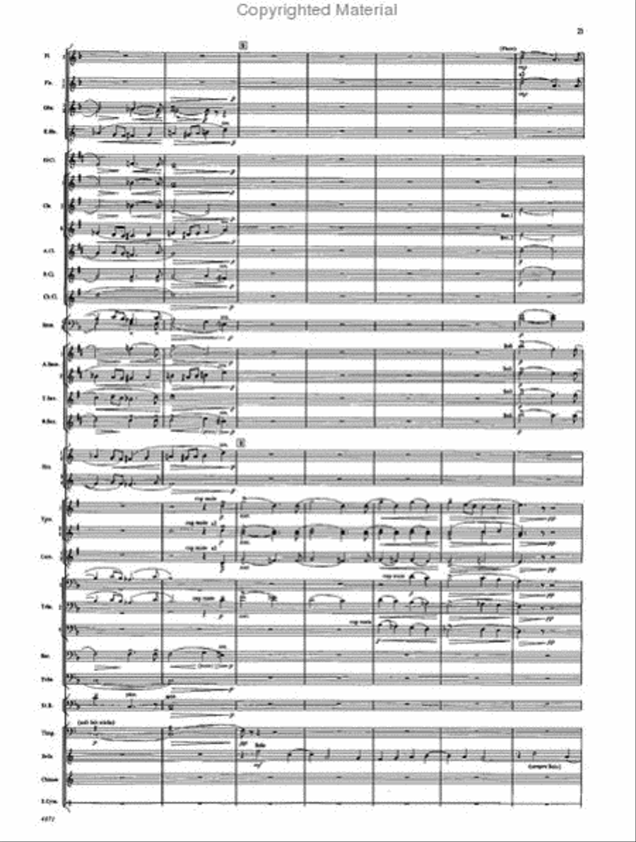 Fourth Suite for Band Concert Band scores gallery preview page 23