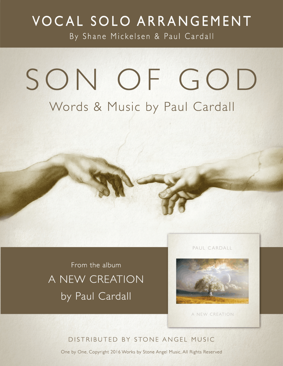 Son of God by Paul Cardall Piano, Vocal scores gallery preview page 1