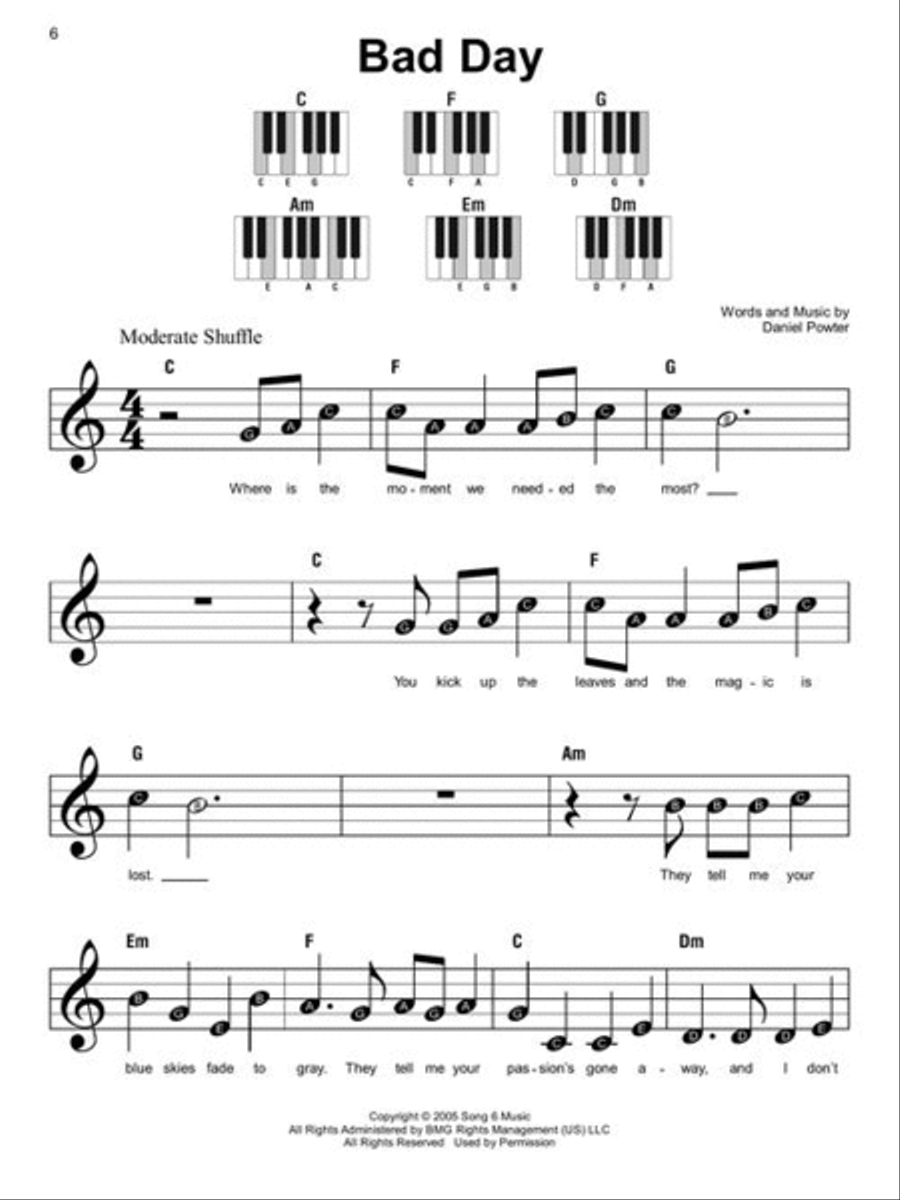 Pop Songs for Kids – Super Easy Songbook Easy Piano scores gallery preview page 7