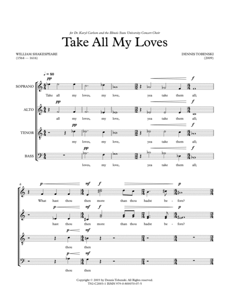 Take All My Loves image number null