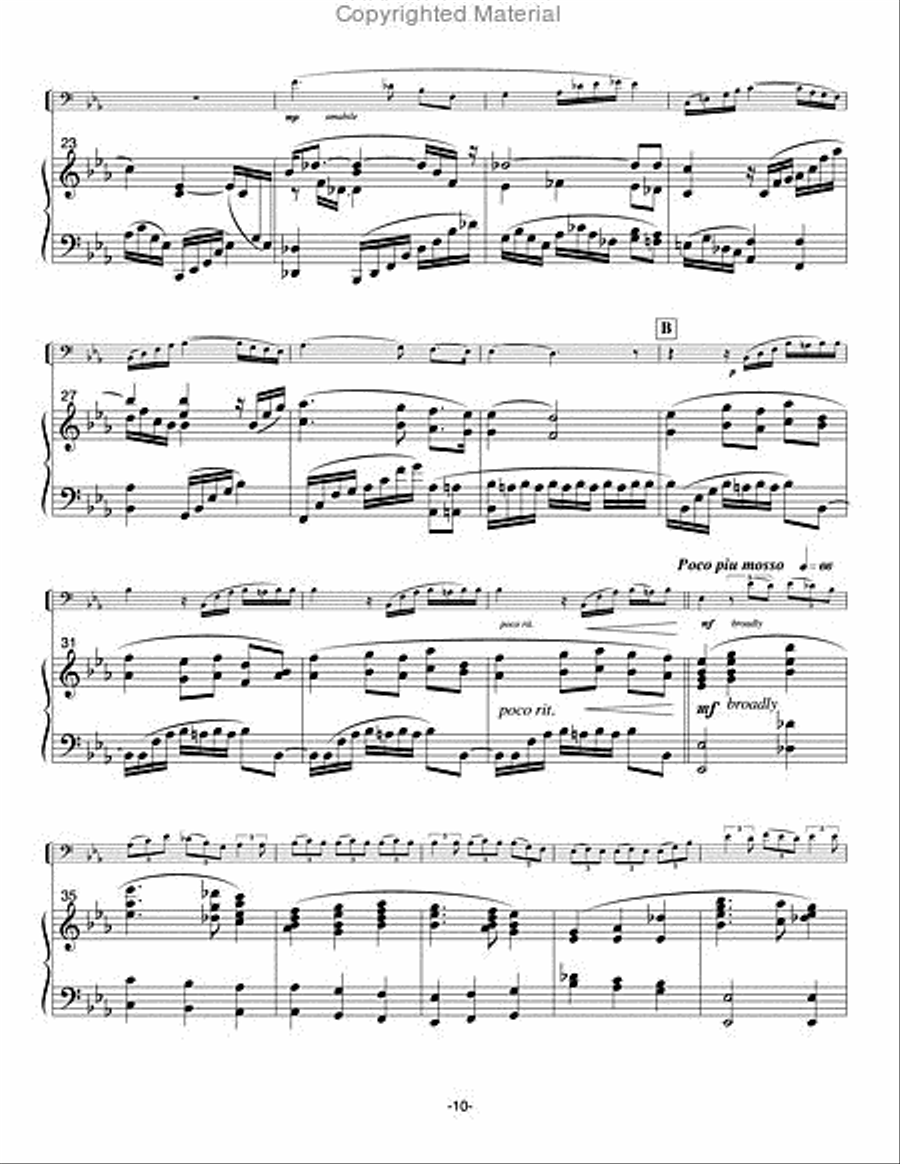 Concerto del Garda Euphonium scores gallery preview page 13