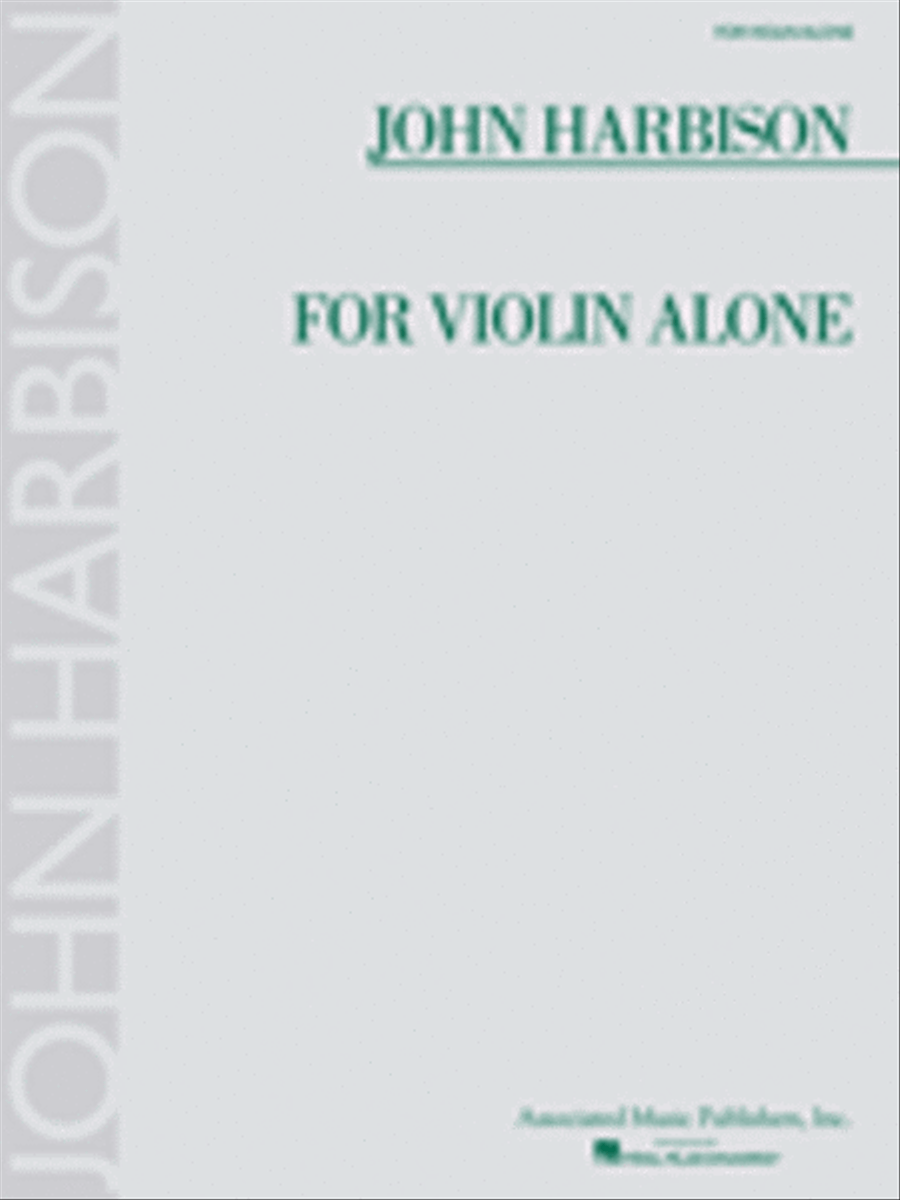 For Violin Alone Violin Solo scores gallery preview page 1