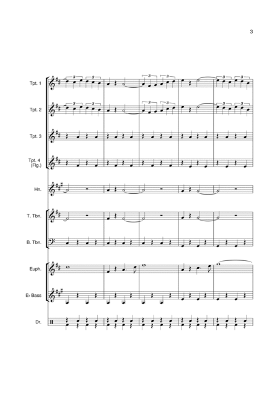 Punjaub Brass Ensemble scores gallery preview page 4
