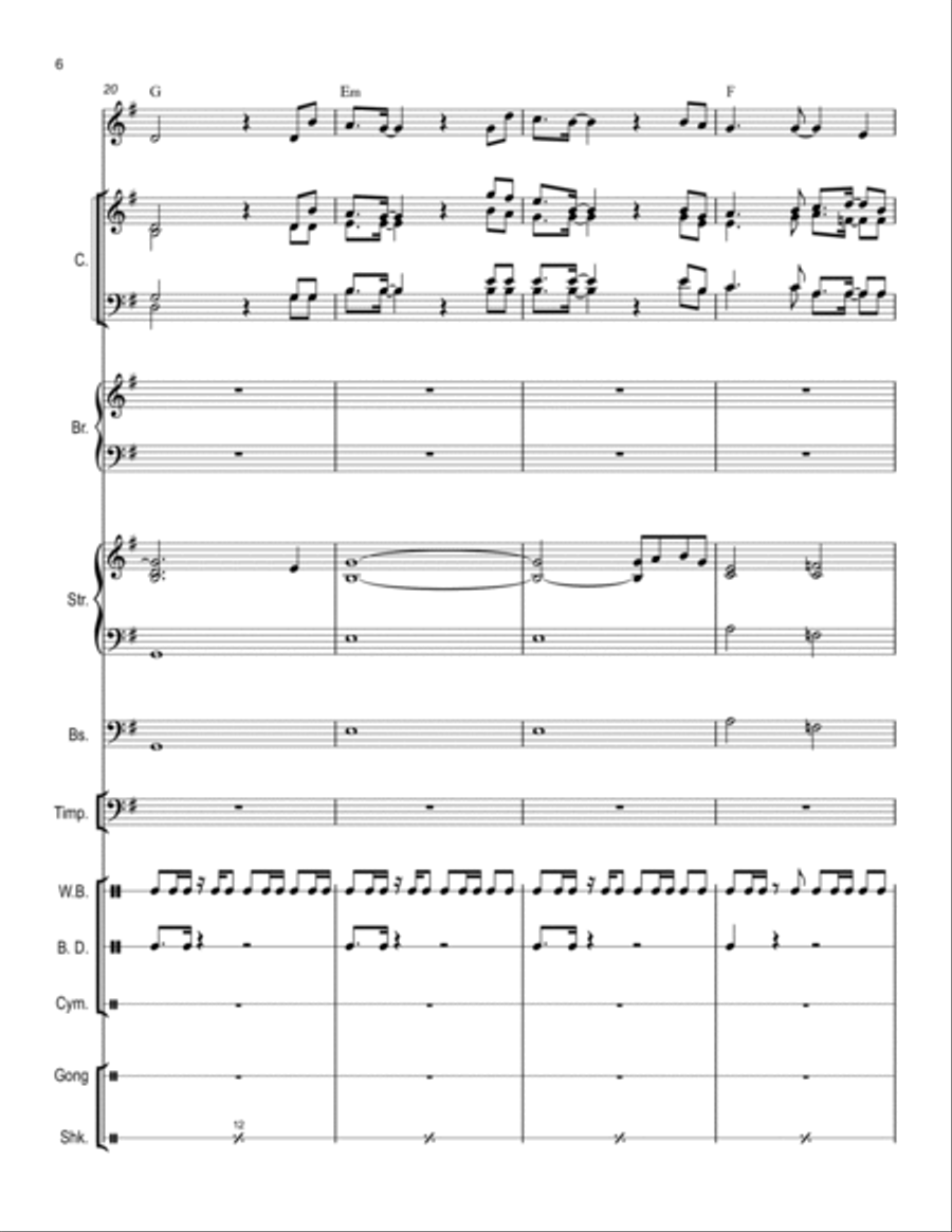 Kia Hora Te Marino Choir scores gallery preview page 6