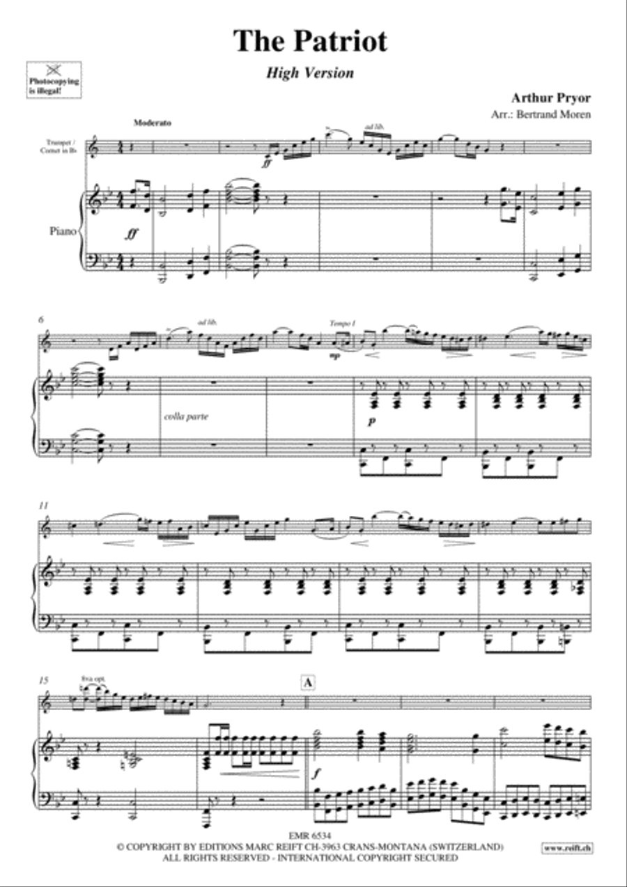 The Patriot Cornet scores gallery preview page 3