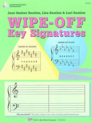 Book cover for Wipe-Off: Key Signatures
