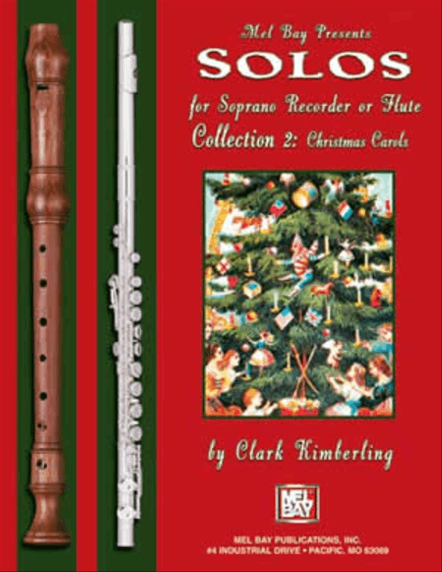 Solos for Soprano Recorder or Flute, Collection 2: Christmas Carols Woodwind Duet scores gallery preview page 1