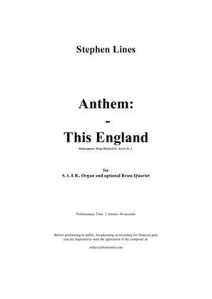 Anthem - This England