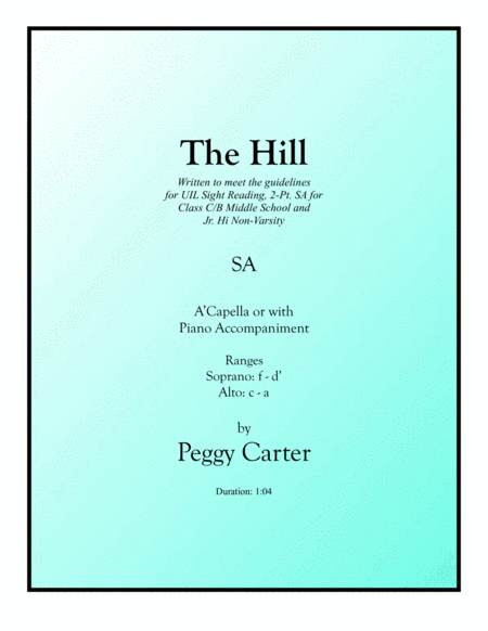 The Hill SA A'Capella image number null