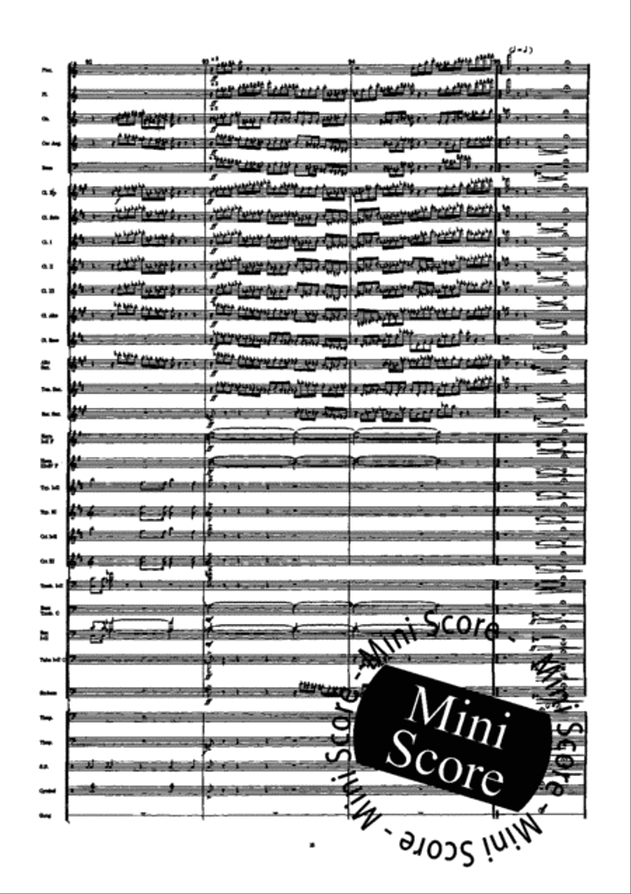 Mars, The Bringer Of War Concert Band scores gallery preview page 19