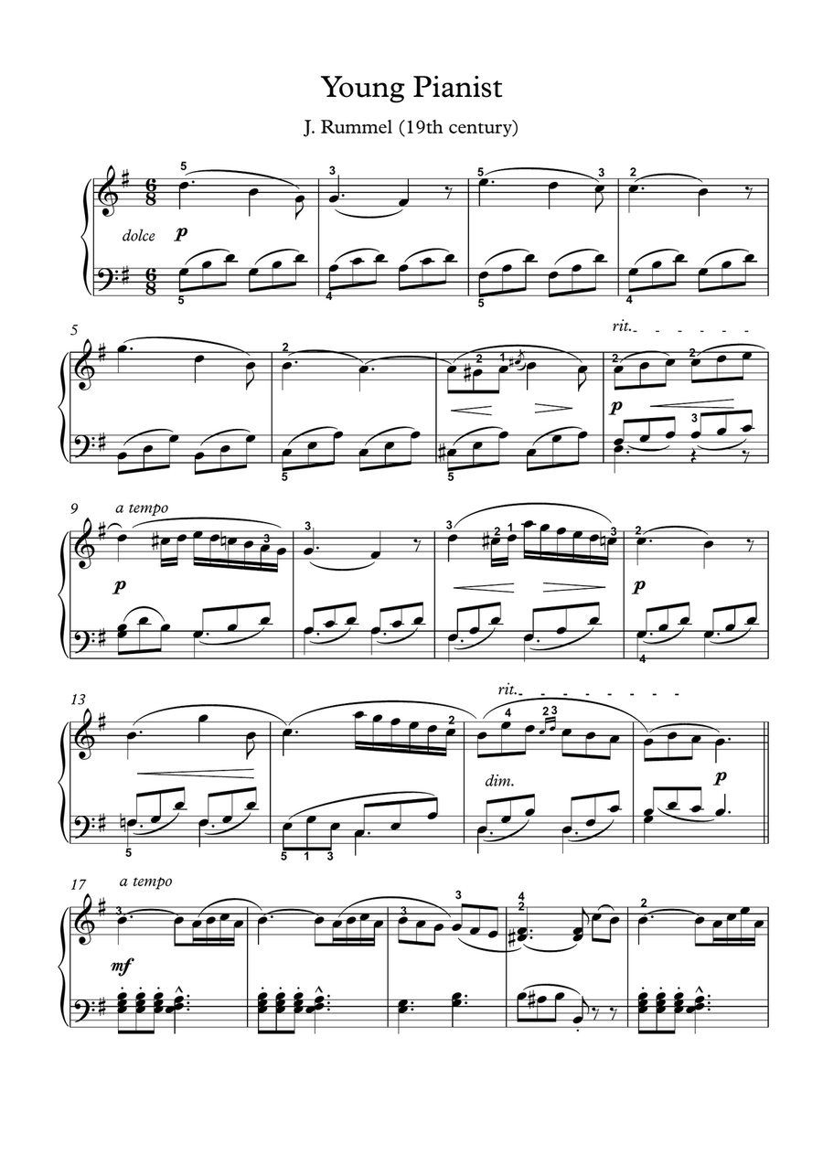 The Young Pianist Piano Solo scores gallery preview page 2