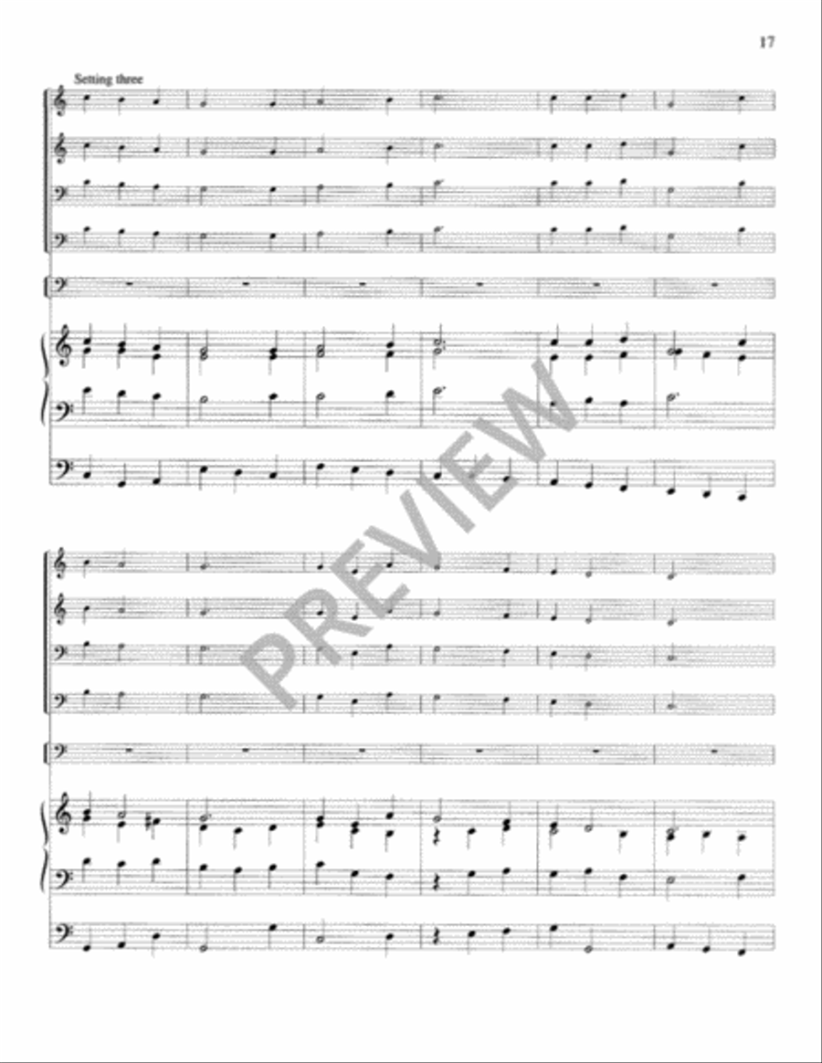 Festival Hymns for Organ, Brass, and Timpani - Volume 2, Easter Trombone scores gallery preview page 19