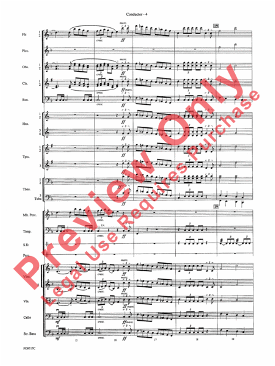 Star Wars (Main Theme) Star Wars (Main Theme) Full Orchestra scores gallery preview page 6