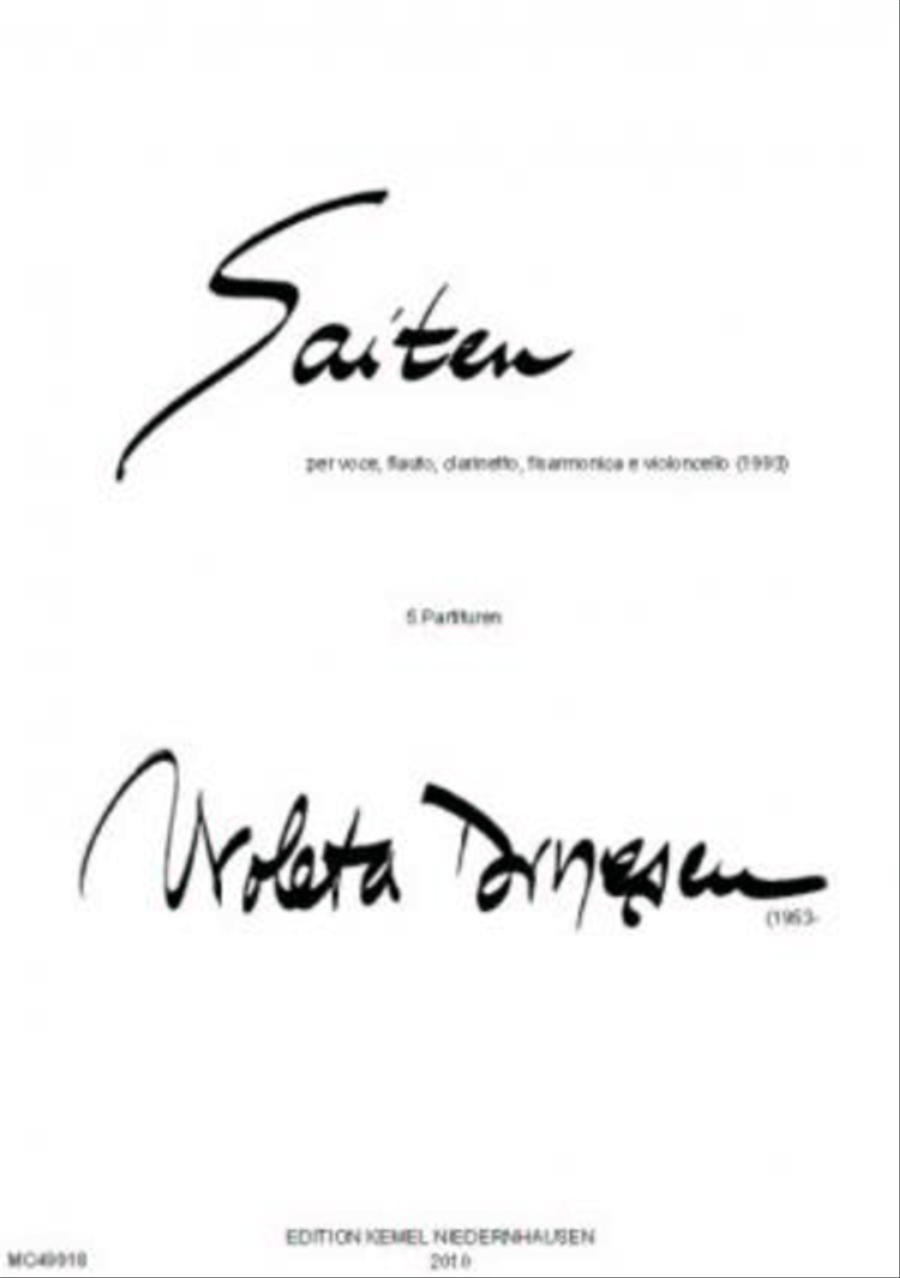 Saiten Saiten Flute scores gallery preview page 1