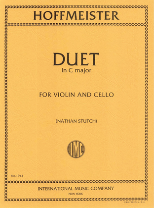 Book cover for Duet In C Major
