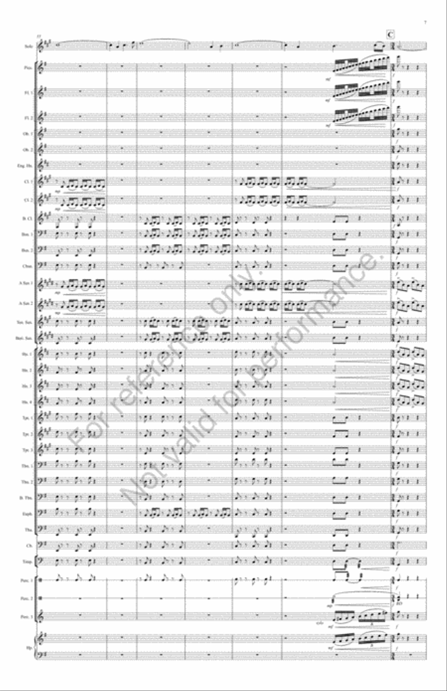 Shenandoah Fantasy Concert Band scores gallery preview page 8