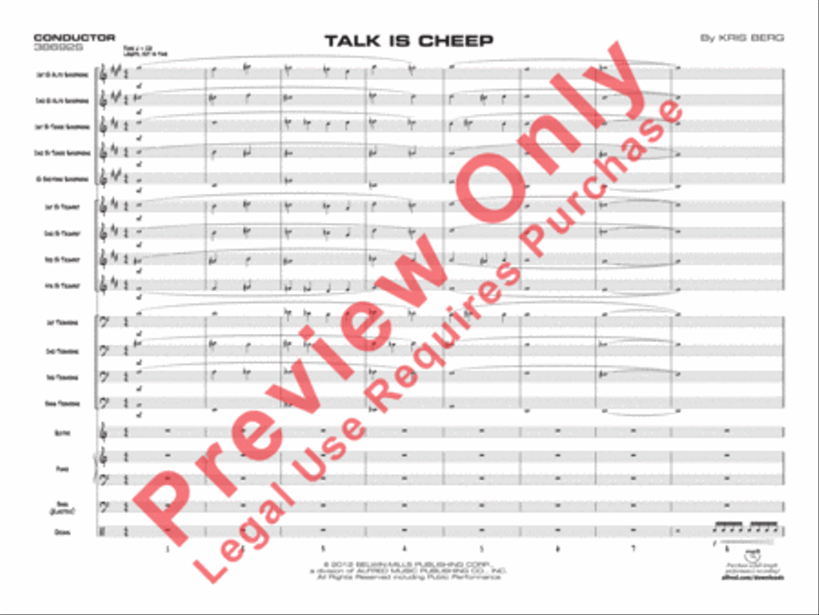 Talk Is Cheep Jazz Ensemble scores gallery preview page 4