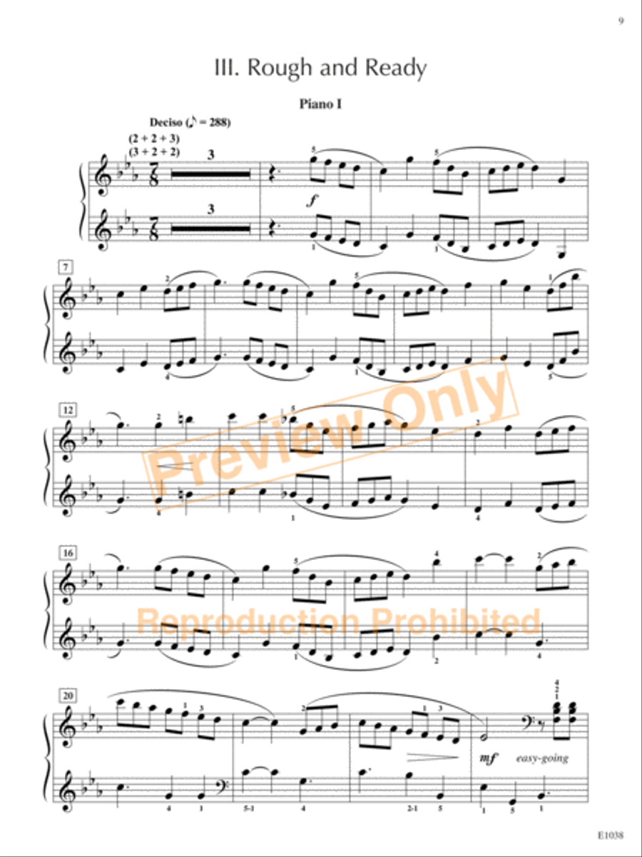 Prairie Suite Piano Solo scores gallery preview page 7