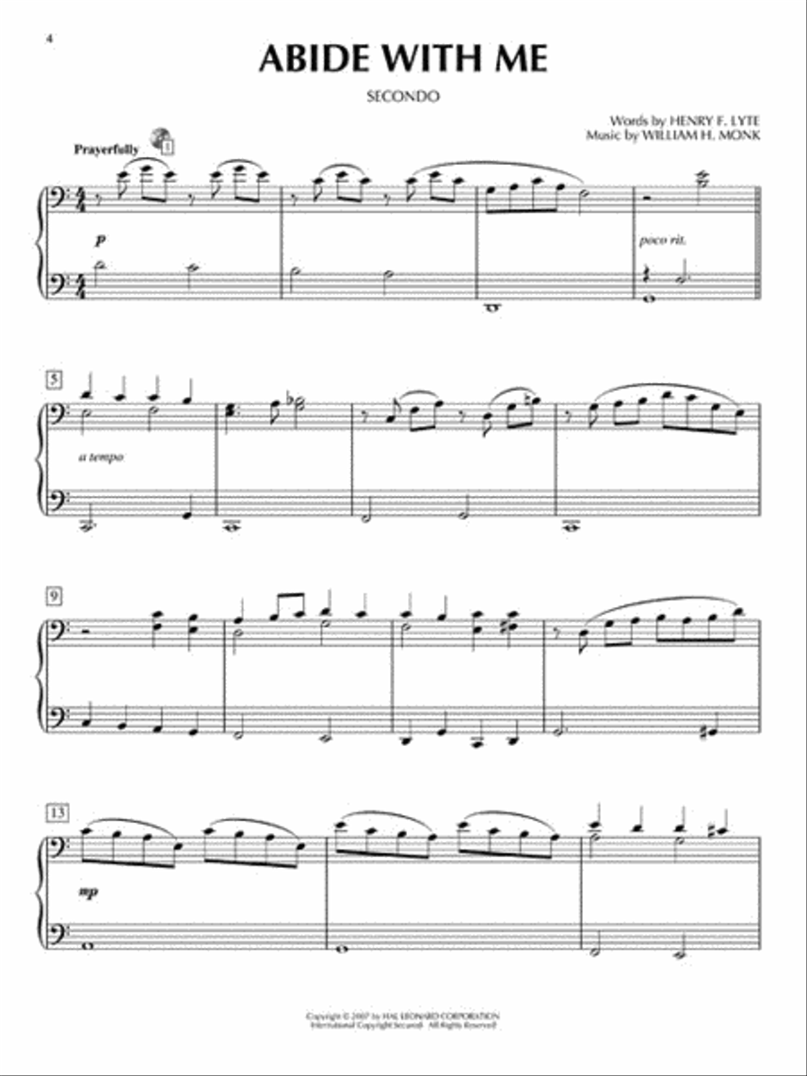 Hymns 1 Piano, 4-Hands scores gallery preview page 3