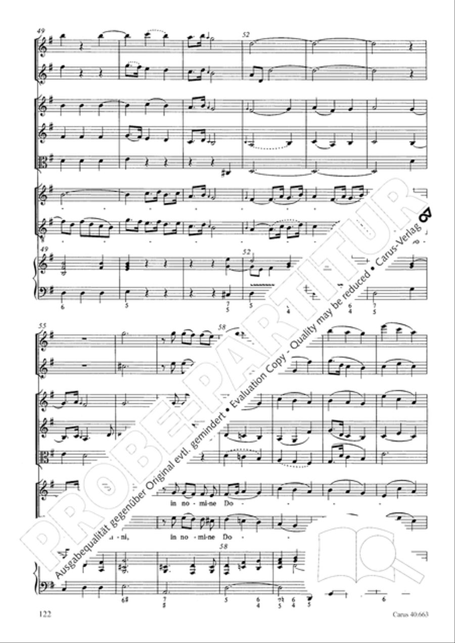 Mass in D minor (Missa in d) ATB scores gallery preview page 138